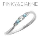  Pinky & Diane K10 белое золото топаз булавка кольцо для ключей 3~5 номер кольцо кольцо женский кольцо 10 золотой 10k Gold белый топаз 11 месяц 