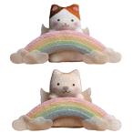  крепдешин произведение искусства ангел . радуга собака смешанные товары / собака товары /. собака / предметы для домашнего буддийского алтаря / домашнее животное memorial / кошка / три шерсть кошка / Angel /../..