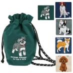  вышивка Chord сумка на плечо shunau The -/ko-ikeru/. собака / пудель /f Rebel собака смешанные товары * собака товары * симпатичный * подарок * день рождения * Рождество * мешочек 