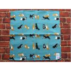 ランチクロス　しばとも　ブルー　犬雑貨・犬グッズ・柴犬・黒柴