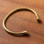ドロップヘッド バングル Sサイズ KBG-001S-B 真鍮 アクセサリー ブレスレッド 金色 上白石金具製造 送料無料
