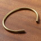 コラムヘッド バングル Mサイズ KBG-002M-B 真鍮 アクセサリー ブレスレッド 金色 上白石金具製造 送料無料
