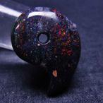 ブラックオパール勾玉l381-38