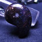 ブラックオパール 勾玉 l381-94