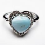 ラリマーハート指輪t113-11716