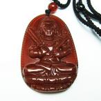 赤アゲートペンダントt159-1372