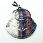 フローライト布袋様ペンダントt21...