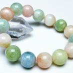 MIXベリルブレスレット緑柱石15mmt237-2962