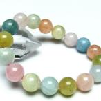 MIXベリルブレスレット緑柱石12mmt237-3239