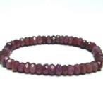 ルビーブレスレット7mmt336-8836
