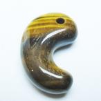 タイガーアイ※黄虎目石勾玉t356...