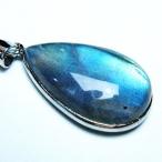 ラブラドライトペンダントt409-...