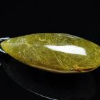 ゴールドタイチンルチルクォーツペンダントt86-7165