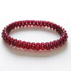 ガーネットブレスレット7mmt87...