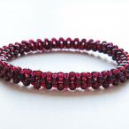 ガーネットブレスレット7mmt87...