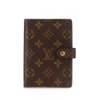  Louis Vuitton монограмма Agenda PM блокнот R20005 Brown PVC кожа женский LOUIS VUITTON [ б/у ]