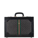  Gucci микро GG Sherry линия дипломат портфель черный PVC кожа мужской GUCCI [ б/у ]
