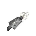  Louis Vuitton LVk Rossi .kre кольцо для ключей брелок для ключа M68020 черный серебряный кожа metal LOUIS VUITTON [ б/у ]