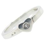 ティファニー ハート モチーフ 1Pダイヤ リング 指輪 SV925 シルバー レディース TIFFANY&Co. 【中古】