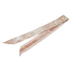 ディオール ツイリー ミッツァ スカーフ ベージュ ピンク シルク レディース Dior 【中古】