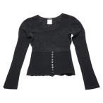 ショッピングシャネル シャネル ニット サイズ：34 ブラック ウール レーヨン レディース CHANEL 【中古】