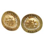 ショッピングCHANEL シャネル ヴィンテージ ロゴ イヤリング ゴールド メッキ レディース CHANEL 【中古】