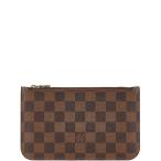 ルイ ヴィトン ダミエ ネヴァーフルPM 付属品ポーチ ポーチ N41359 ブラウン PVC レザー レディース LOUIS VUITTON 【中古】