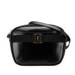 サルヴァトーレフェラガモ ヴァラ ショルダーバッグ DJ21 4183 ブラック ゴールド レザー レディース Salvatore Ferragamo 【中古】