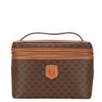  Celine Macadam косметичка ручная сумочка Brown PVC кожа женский CELINE [ б/у ]
