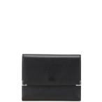 カルティエ 三つ折り財布 ブラック レザー メンズ CARTIER 【中古】