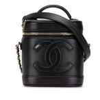  Chanel здесь Mark косметичка ручная сумочка сумка на плечо черный овчина женский CHANEL [ б/у ]