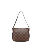ルイ ヴィトン ダミエ トゥルース メイクアップ アクセサリーポーチ N51982 ブラウン PVC レザー レディース LOUIS VUITTON 【中古】