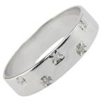 ショッピング13号 K18WG ホワイトゴールド ダイヤ0.05ct リング 指輪 レディース 13号 中古