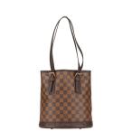 ショッピングダミエ ルイ ヴィトン ダミエ マレ トートバッグ ショルダーバッグ N42240 ブラウン PVC レザー レディース LOUIS VUITTON 【中古】