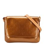 ルイ ヴィトン モノグラム ヴェルニ トンプソン ストリート ショルダーバッグ M91124 ブロンズ ブラウン LOUIS VUITTON 【中古】