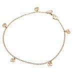 ディオール ロゴ ブレスレット ゴールド メッキ レディース Dior 【中古】