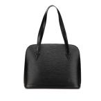 ルイ ヴィトン エピ リュサック ショルダーバッグ M52282 ノワール ブラック レザー レディース LOUIS VUITTON 【中古】