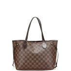 ルイ ヴィトン ダミエ ネヴァーフルPM ハンドバッグ トートバッグ N51109 ブラウン PVC レザー レディース LOUIS VUITTON 【中古】