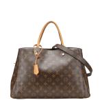 ルイ ヴィトン モノグラム モンテーニュGM ハンドバッグ ショルダーバッグ 2WAY M41067 ブラウン PVC レザー LOUIS VUITTON 【中古】