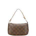 ルイ ヴィトン モノグラム ポシェット アクセソワール ショルダーバッグ M51980 ブラウン PVC レザー レディース LOUIS VUITTON 【中古】