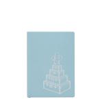  Louis Vuitton vi vi enn Novelty блокнот R98588 голубой кожа бумага женский LOUIS VUITTON [ б/у ]