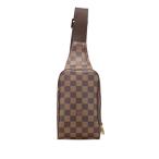ルイ ヴィトン ダミエ ジェロニモス ショルダーバッグ ボディバッグ N51994 ブラウン PVC レザー メンズ LOUIS VUITTON 【中古】