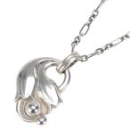 ジョージジェンセン 1999 イヤー ネックレス SV925 シルバー レディース Georg Jensen 【中古】