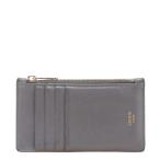 セリーヌ コインケース フラグメントケース グレー レザー レディース CELINE 【中古】