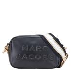 ショッピングmarc マークジェイコブス ロゴ ショルダーバッグ ブラック レザー レディース MARC JACOBS 【中古】