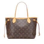 ルイ ヴィトン モノグラム ネヴァーフルPM ハンドバッグ トートバッグ M40155 ブラウン PVC レザー レディース LOUIS VUITTON 【中古】