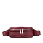 ボッテガヴェネタ マルコポーロ ベルトバッグ ボディバッグ ワインレッド レザー メンズ BOTTEGAVENETA 【中古】