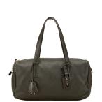  Max Mara сумка "Boston bag" черный оттенок коричневого кожа женский MAX MARA [ б/у ]