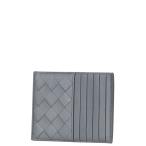  Bottega Veneta сетка футляр для карточек серый кожа женский BOTTEGAVENETA [ б/у ]