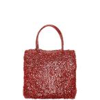 アンテプリマ ワイヤーバッグ ハンドバッグ レッド ビニール レディース ANTEPRIMA 【中古】